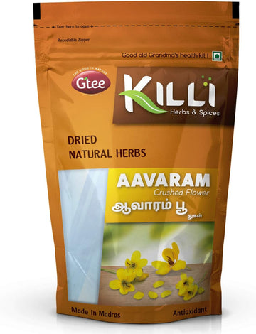 KILLI Avarampoo | Tarwar | Aavaram | Senna auriculata | Tangedu Flower Crushed, 100g