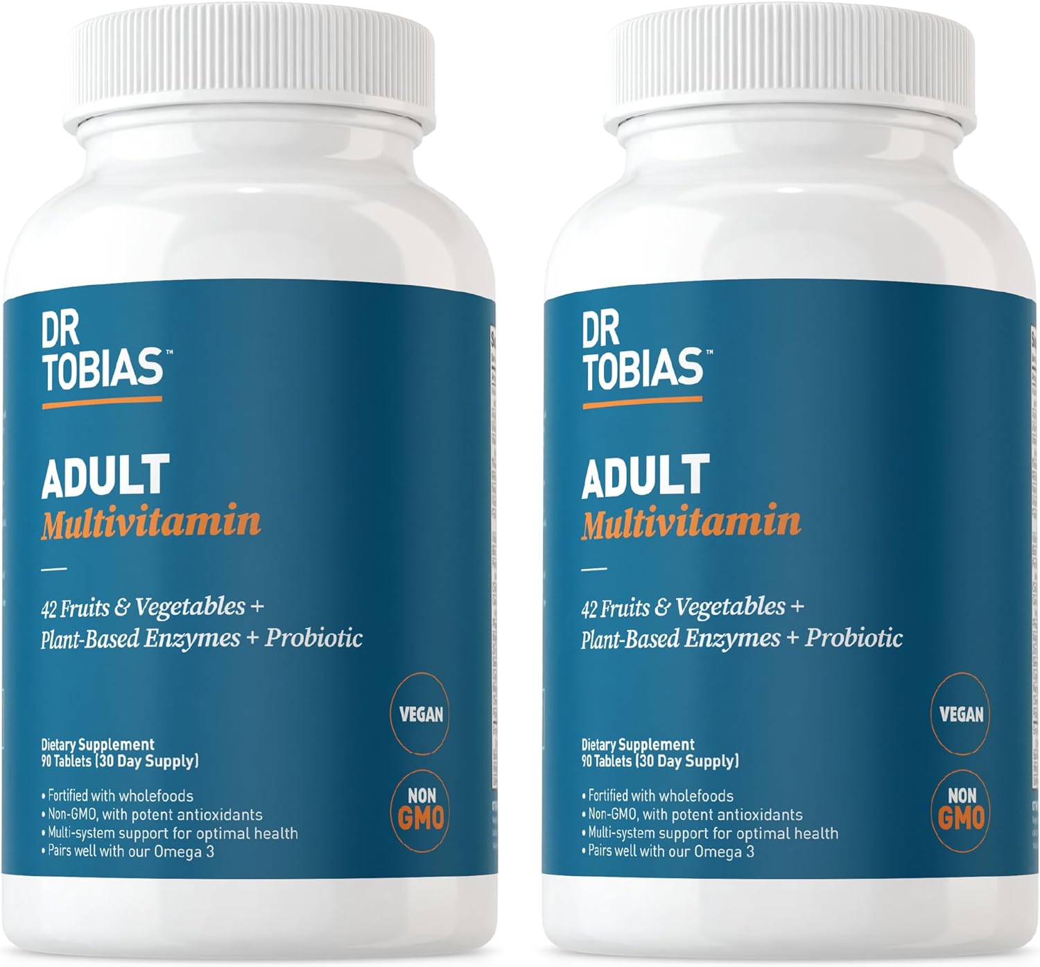 Dr. Tobias Adult Multivitamin For Women & Men, Energy & Immune Support