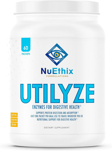 Nuethix Formulations Utilyze Enzymes For Digestive Wellness, Dietary S8.47 Ounces