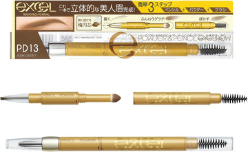 Japan Beauty - Excel Powder & Pencil Eyebrow EX PD13 ash grayAF27