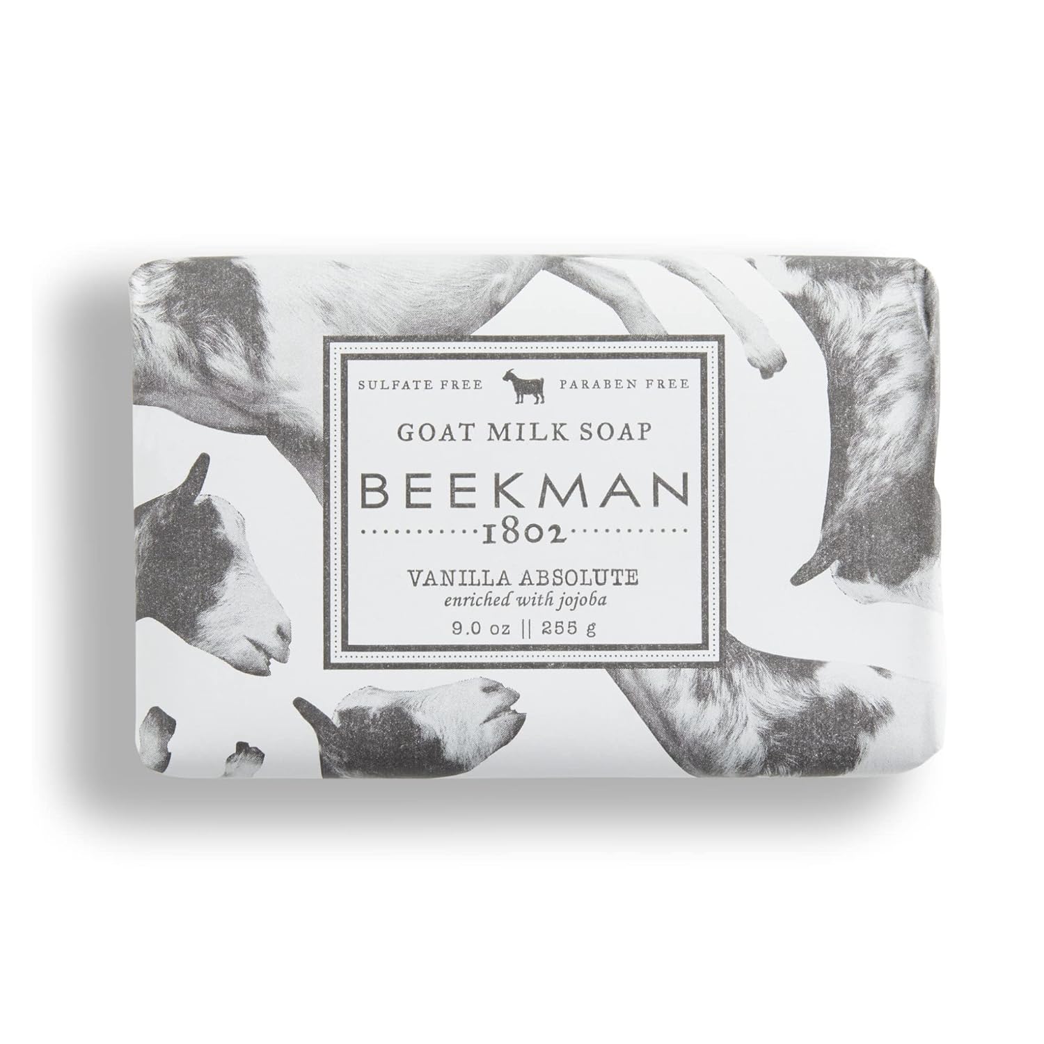 Beekman 1802 Goat Milk Soap Bar, Vanilla Absolute - 9  - Nourishes, Moisturizes & Hydrates the Body - Good for Sensitive Skin - Cruelty Free