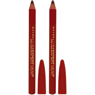 Maybelline Expert Twin Eye and Brow Pencils - Dark Brown - 0.16  (Pack of 2)