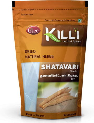 KILLI Shatavari | Asparagus racemosus | Thaneervittan Kilangu Powder, 100g