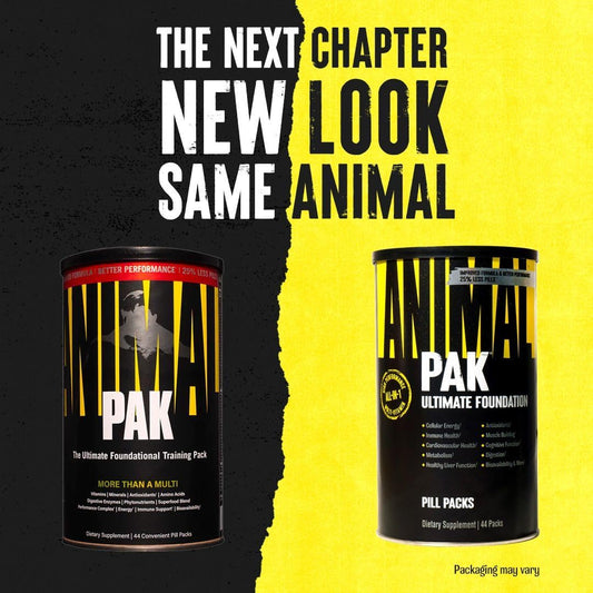 Animal Pak - Convenient All-in-One Vitamin & Supplement Pack - Zinc, V