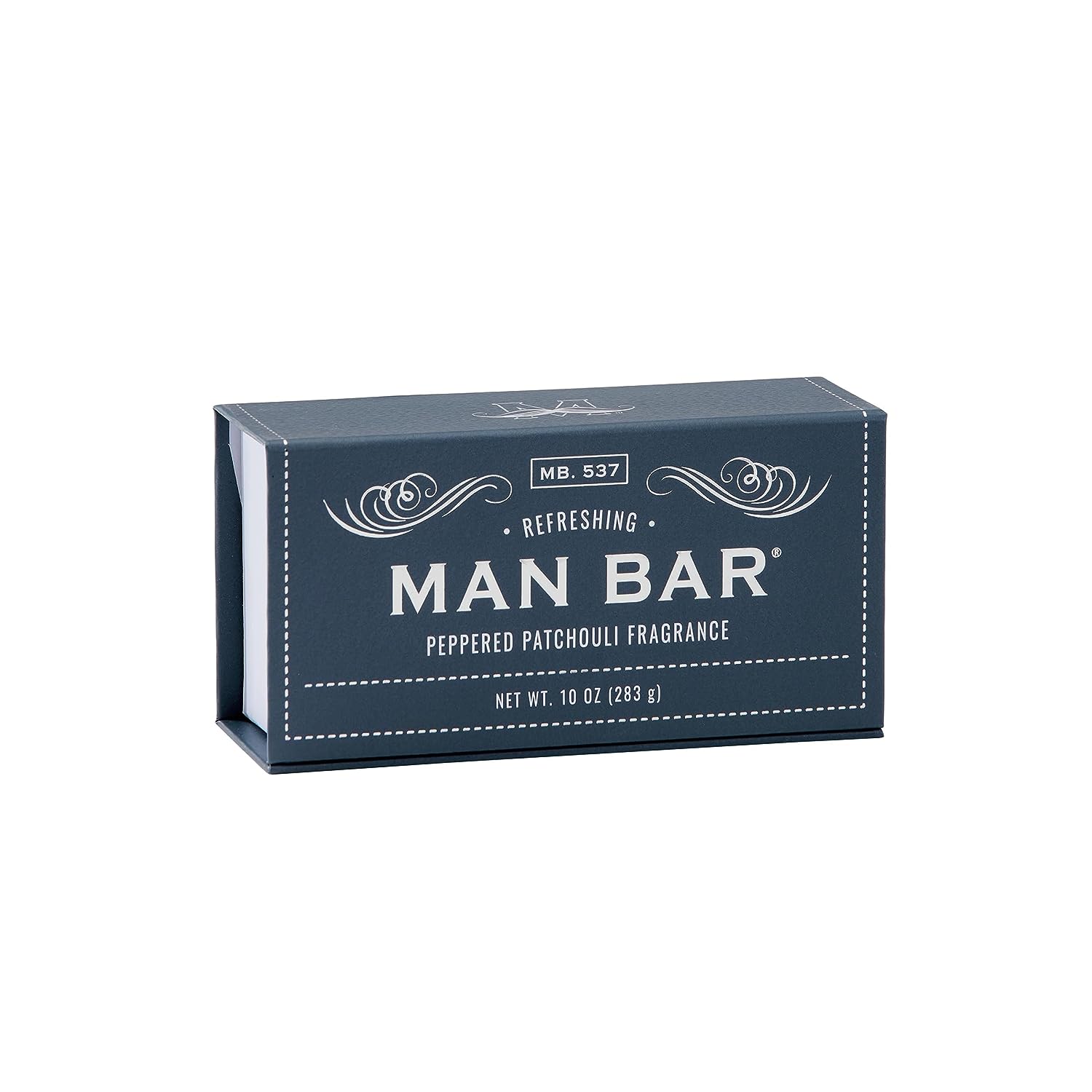 San Francisco Soap Company Peppered Patchouli Fragrance Man Bar - Refreshing - No Harmful Chemicals - Good for All Skin Types - Made in the USA