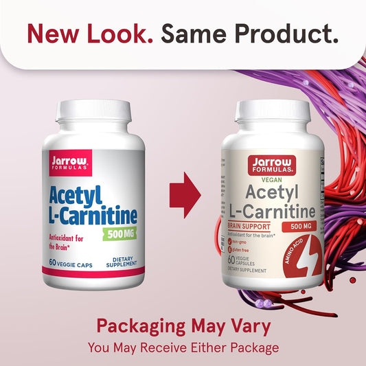 Jarrow Formulas Acetyl L-Carnitine Capsules - 500 Mg - 60 Co