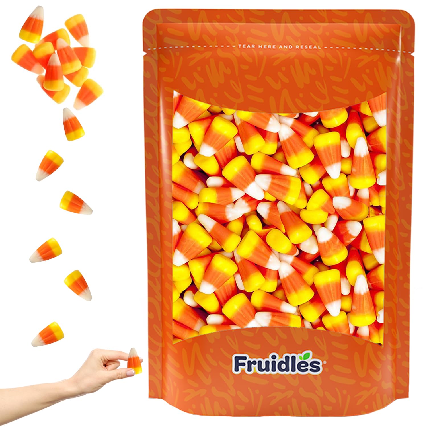 Fruidles Candy Corn, Classic Halloween Candy Treats- Dragon teeth Candy - Candy Bulk, Gluten-Free - Fun & Festive Holida