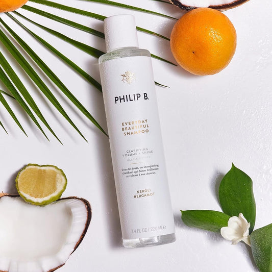 PHILIP B. Everyday Beautiful Shampoo 7.4   - Clarifying, Volumizing and Shine Enhancing, Removes Excess Buildup, Sulfate-Free, Made in USA