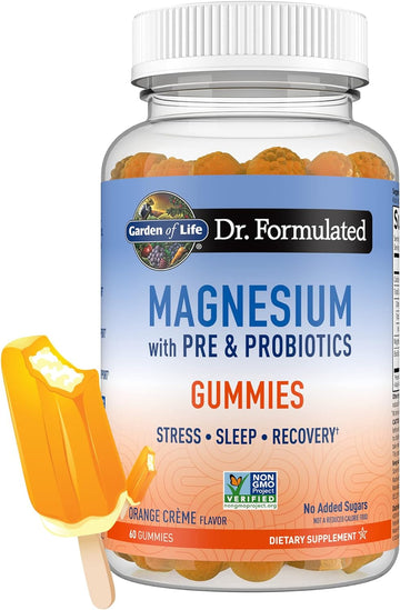 Garden of Life Dr Formulated Magnesium Citrate Supplement with Prebiot