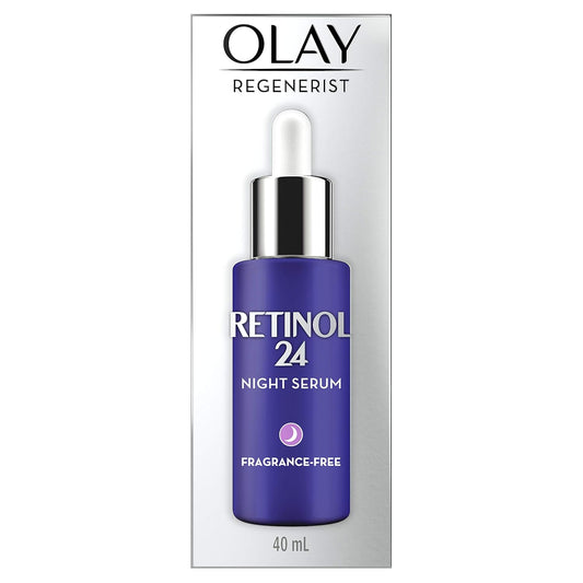 Olay regenerist retinol 24 night serum fragrance free, Unscented, 1.35