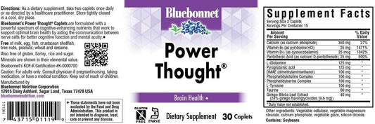 BlueBonnet Power Thought Supplement, 30 Count