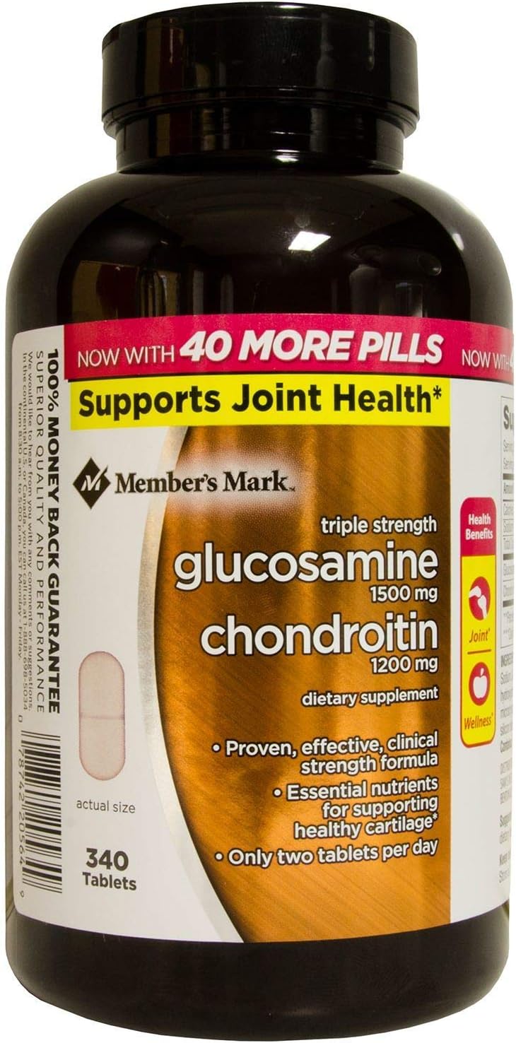 Member'S Mark Triple Strength Glucosamine Chondroitin (340 C