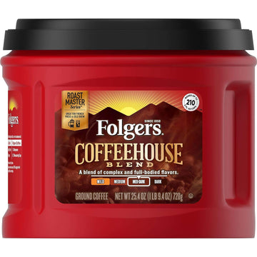 Folgers Coffeehouse Blend Coffee, Medium Dark Ground Coffee
