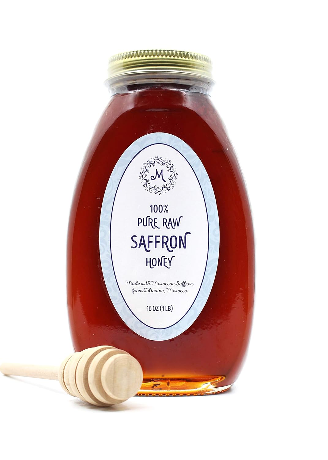 Moroccan Saffron, Saffron Honey - 1 lb (16 oz)