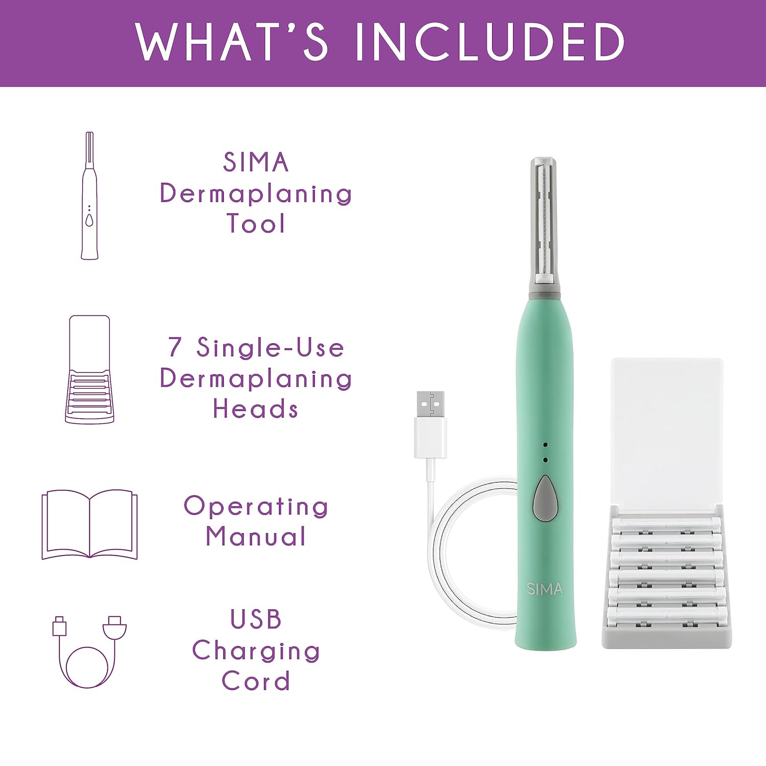 SPA SCIENCES - SIMA Dermaplaning Tool - Patented Painless 2 