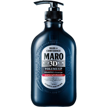 MARO 3D Volume Up Shampoo | Achieve 150% More Volume, Improve Scalp + Repair and Strengthen for Healthy Hair | 15.6  / 460 ml