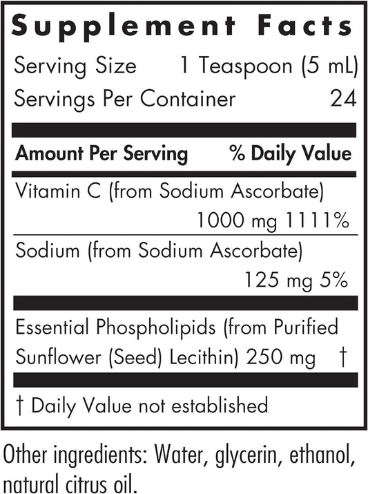 Allergy Research Group - Micro Liposomal Vitamin C 4 fl Ounce (120 ml)
