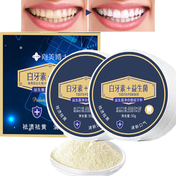 Miyanxi Tooth Powder, Miyanxi Teeth Powder, Miyanxi Teeth Whitening, Miyanxi Toothpowder Stain, Teeth Whitening Powder, Tooth Whitening Effective Remover Stains from Coffee (2Pcs)