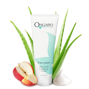 Ongaro Beauty Hydrating Body Lotion, Non-Greasy Aloe Vera Lotion with Probiotic Extracts, Hyaluronic Acid, Shea Butter and Vitamin E, Smoothing Body Lotion for Dry Skin 8