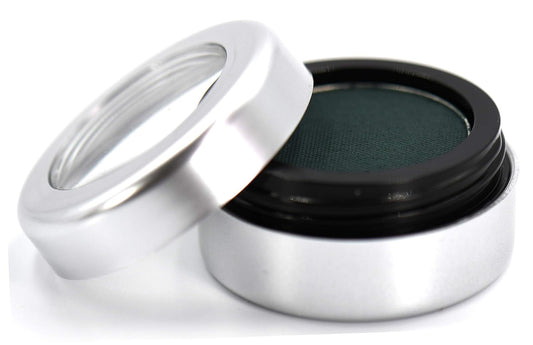 Pure Zivaª Matte Forest Emerald Green Cake Eyeliner & Eyeshadow, Water Activated Pressed Powder; Gluten & Cruelty Free