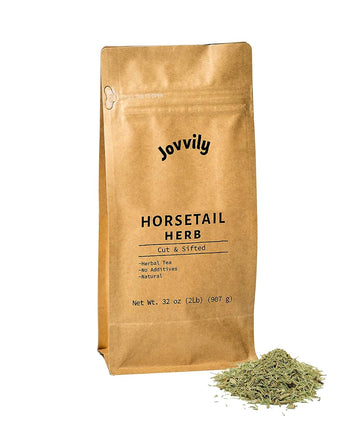 Jovvily Horsetail Herb  - Cut & Sifted - Herbal Tea - No Fillers Or Additives