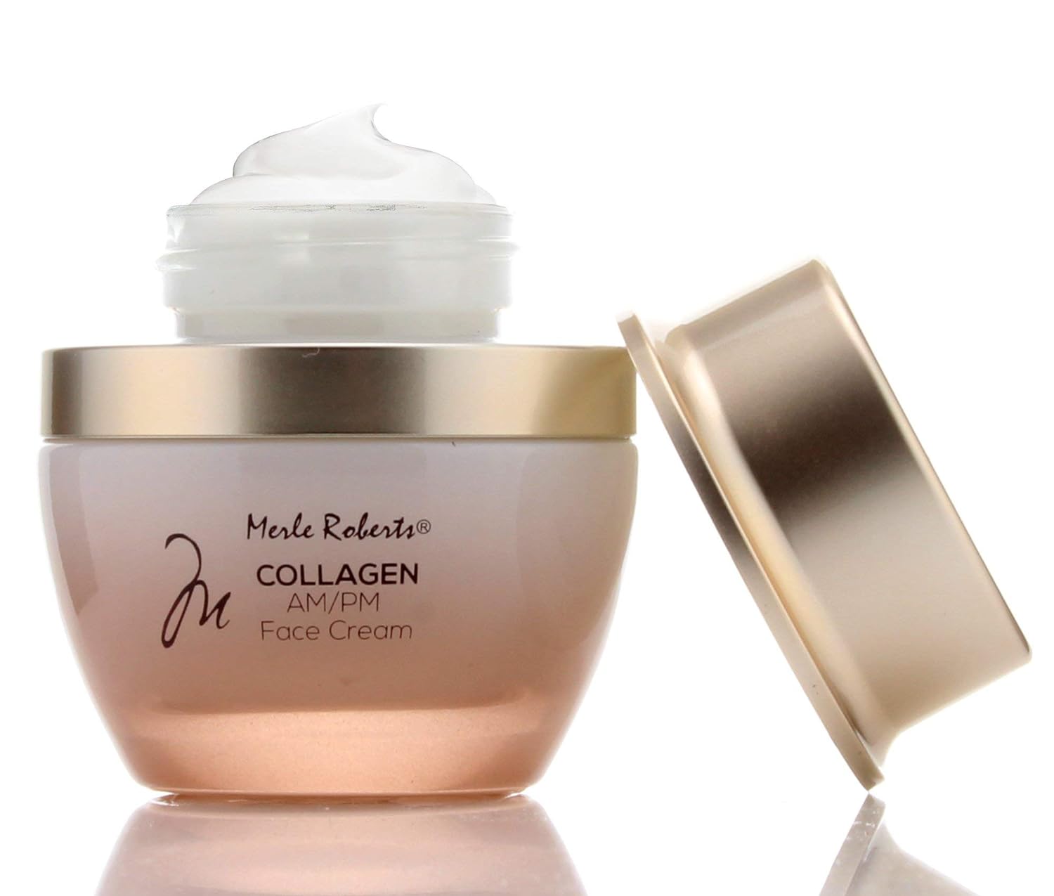 Merle Roberts Day and Night Face Cream with Collagen. Anti-Aging face cream for Wrinkles, Fine Lines, Uneven Skin Tone, and Dry Skin. 1   (1   (Pack of 1))