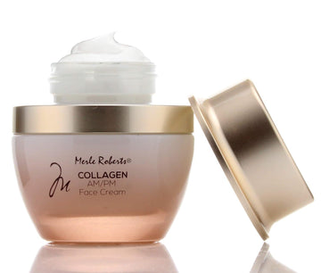 Merle Roberts Day and Night Face Cream with Collagen. Anti-Aging face cream for Wrinkles, Fine Lines, Uneven Skin Tone, and Dry Skin. 1   (1   (Pack of 1))