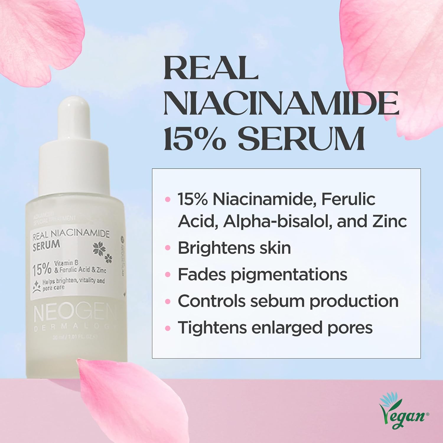 Esupli.com Neogen Dermalogy Real Serum Collection - Niacinamide, Vitami