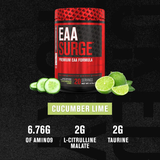 Jacked Factory EAA Surge Essential Amino Acids Powder - EAAS & BCAA In