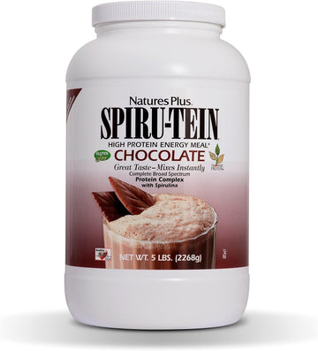 Naturesplus Spiru-Tein Shake - Chocolate - 5 Lbs, Spirulina Protein Po5.5 Pounds