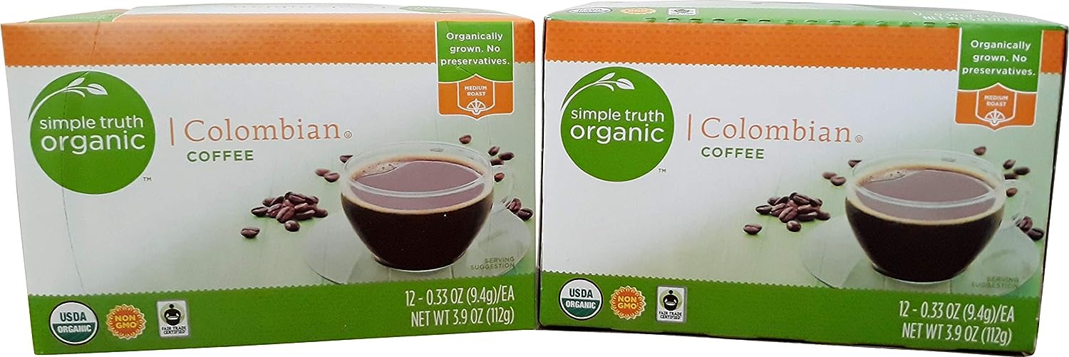 Simple Truth Organic Colombian Coffee K-Cup Pods 12 ct /  (2 pack)