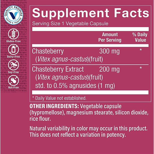 The Vitamin Shoppe Chasteberry Extract (Vitex Agnus Extract) Women'S H