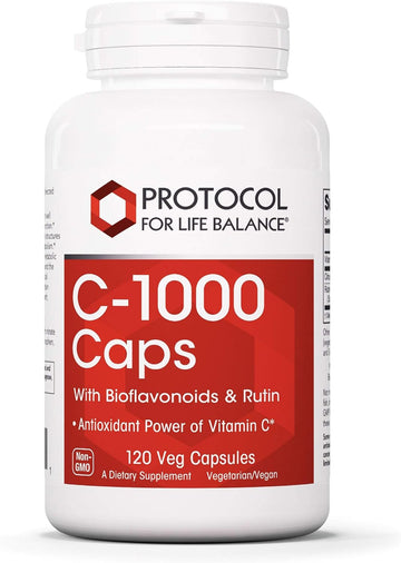 Protocol For Life Balance - C-1000 Caps with Bioflavonoids and Rutin -