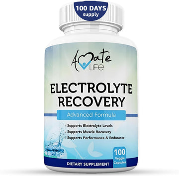 Amate Life Electrolyte Capsules Infused with Vitamin D3, Magnesium, Po