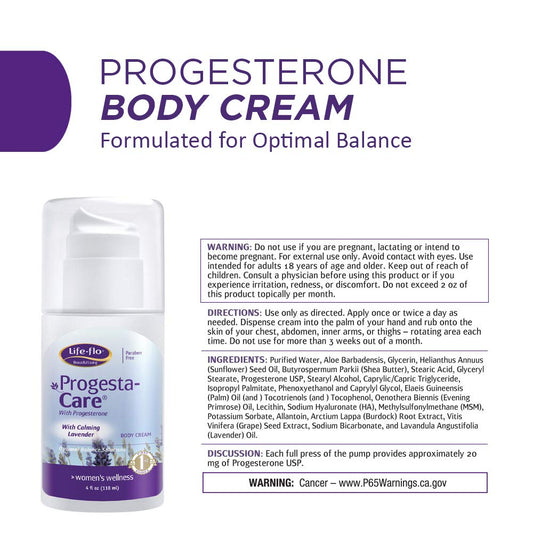 Life-Flo Progesta-Care Progesterone, Lavender