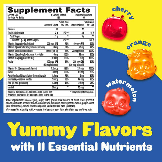 Lil Critters Cocomelon Daily Gummy Multivitamin For Kids, 190 Gummies