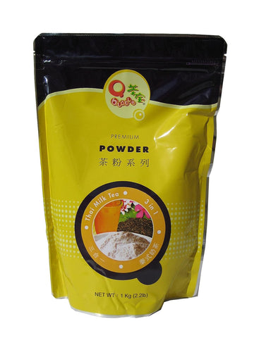 Qbubble Thai Tea Flavor "3 in 1" Bubble Tea Powder