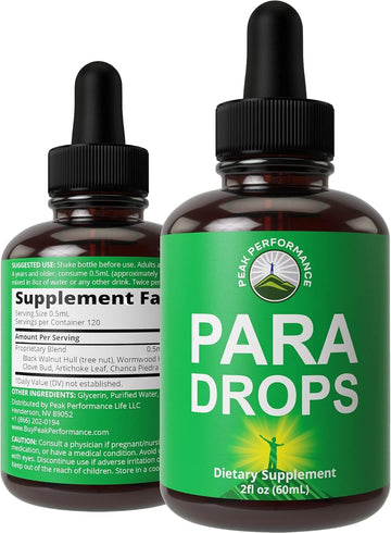 para Drops for Humans 5-in-1 Liquid Drops Supplement. Herbal Intestina