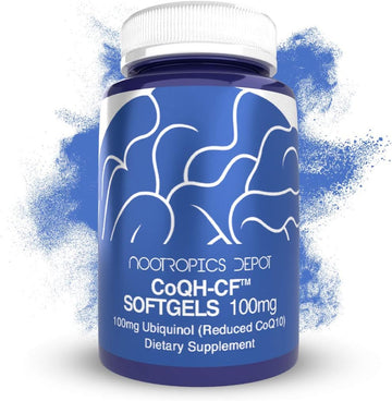 Nootropics Depot Ubiquinol Coqh-Cf Softgels | 100Mg Ubiquinol Suppleme