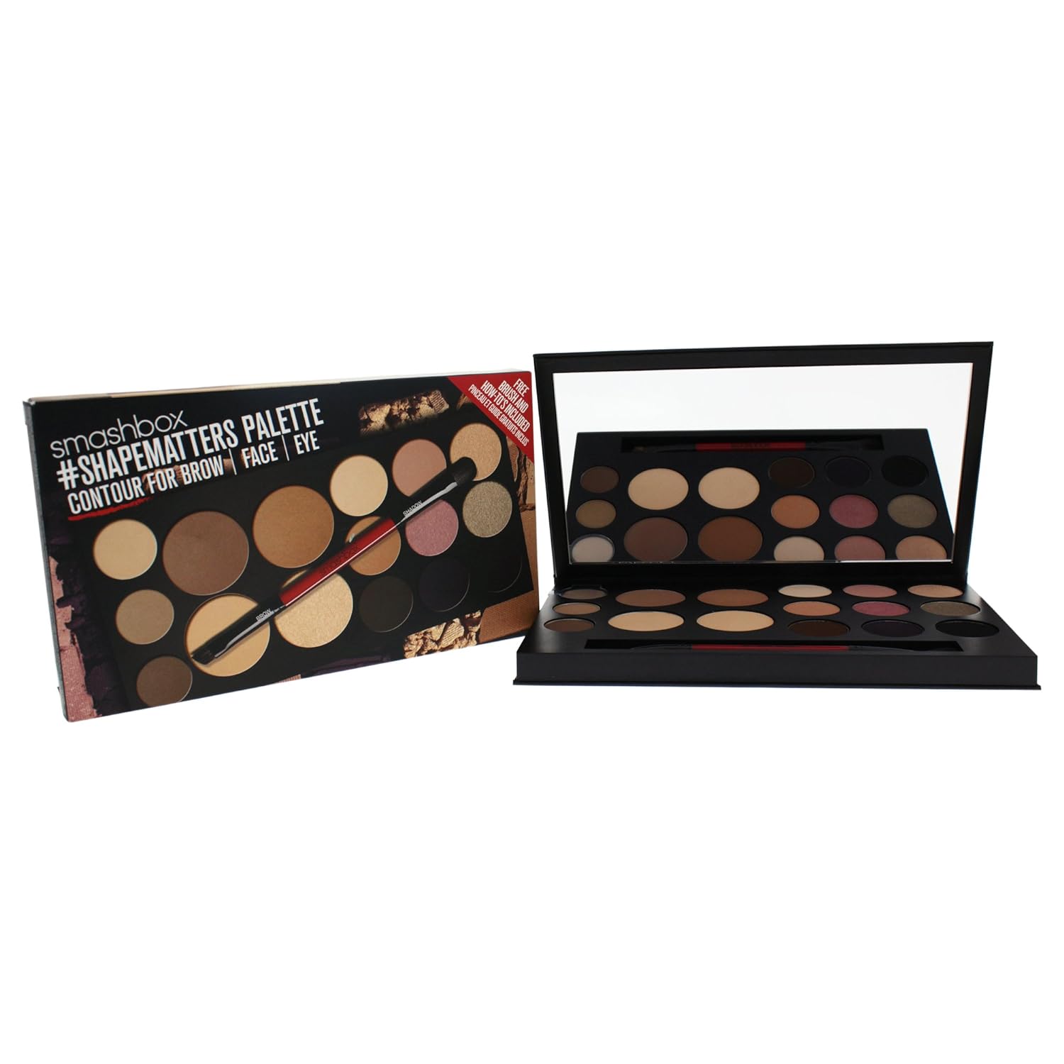 Smashbox Shapematters Palette Contour for Brow Face Eye 16 Pieces, 0.12