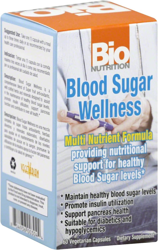 Bio Nutrition, Blood Sugar Wellness, 60 Capsules