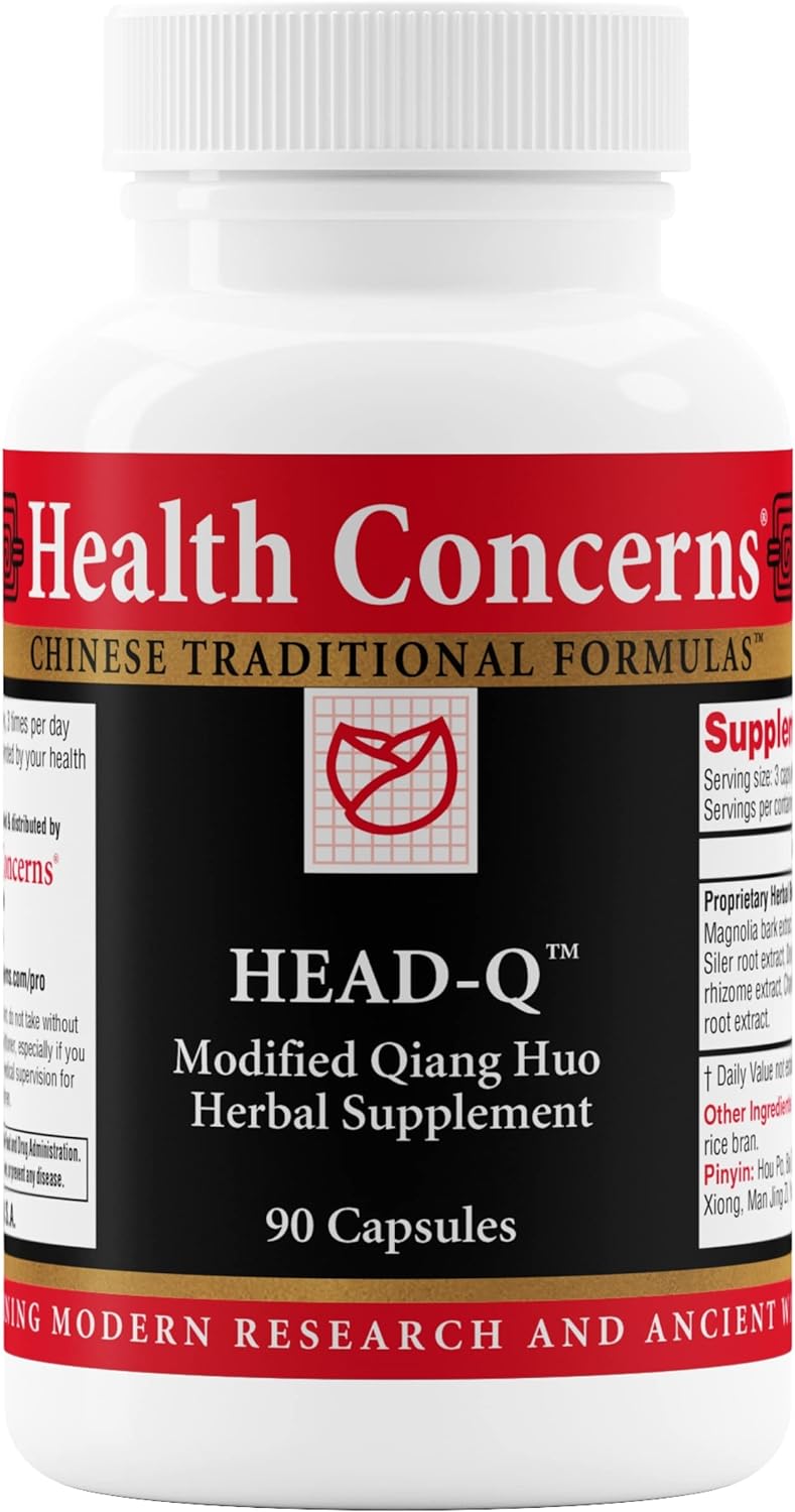 Health Concerns Head-Q - Herbal Supplement for Tension & Sinus Headach