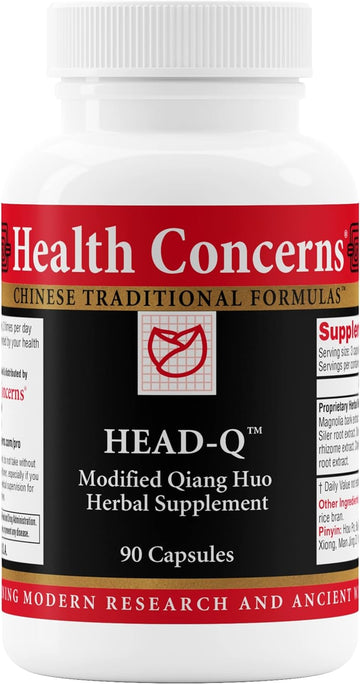 Health Concerns Head-Q - Herbal Supplement for Tension & Sinus Headach