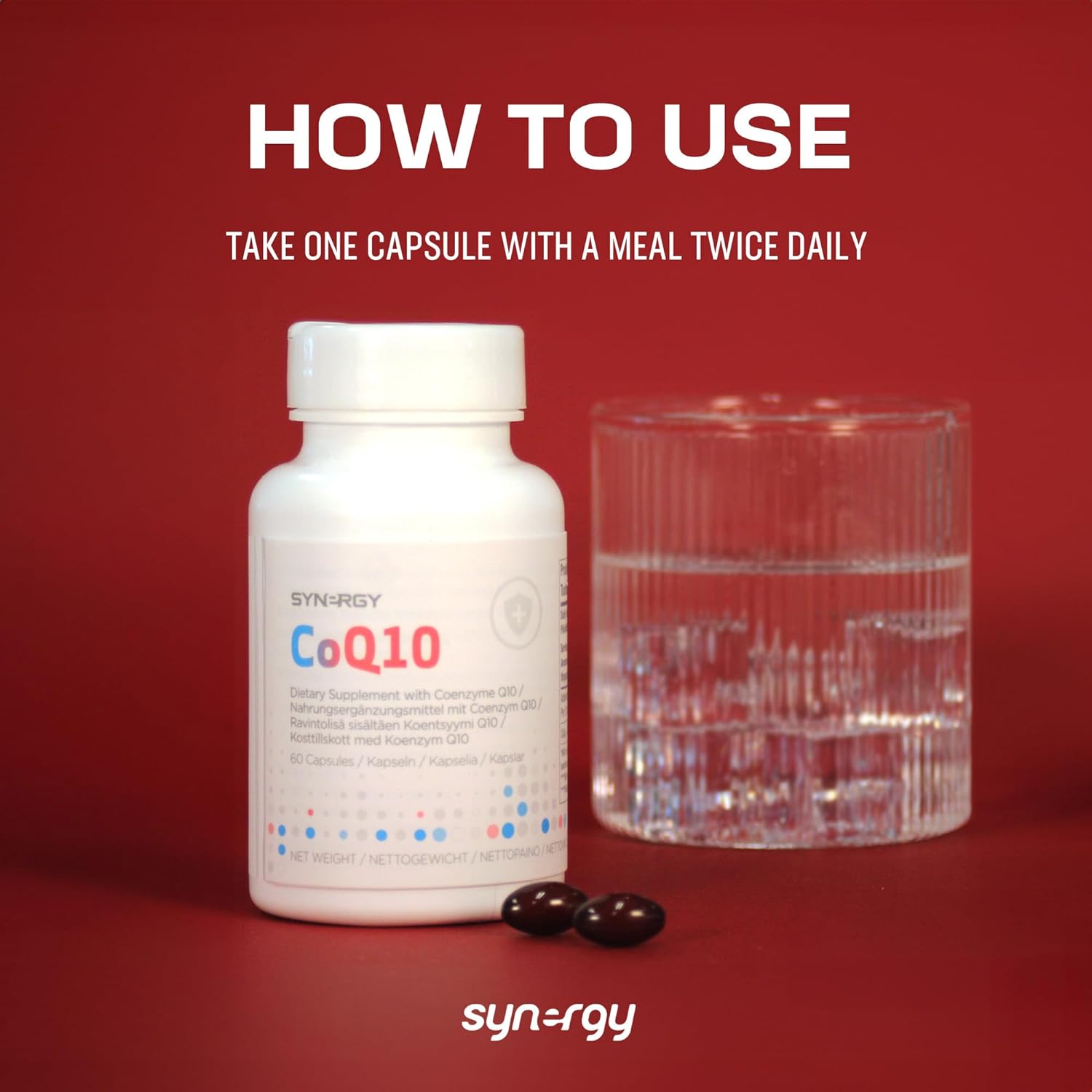 Synergy WorldWide CoQ10 | 200mg Ubiquinone CoQ10 | Energy Production a