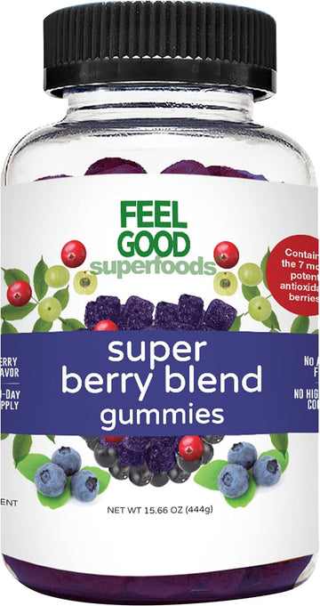 Feelgood Superfoods Super Berry Multivitamin Supplements, Acai, Amla,
