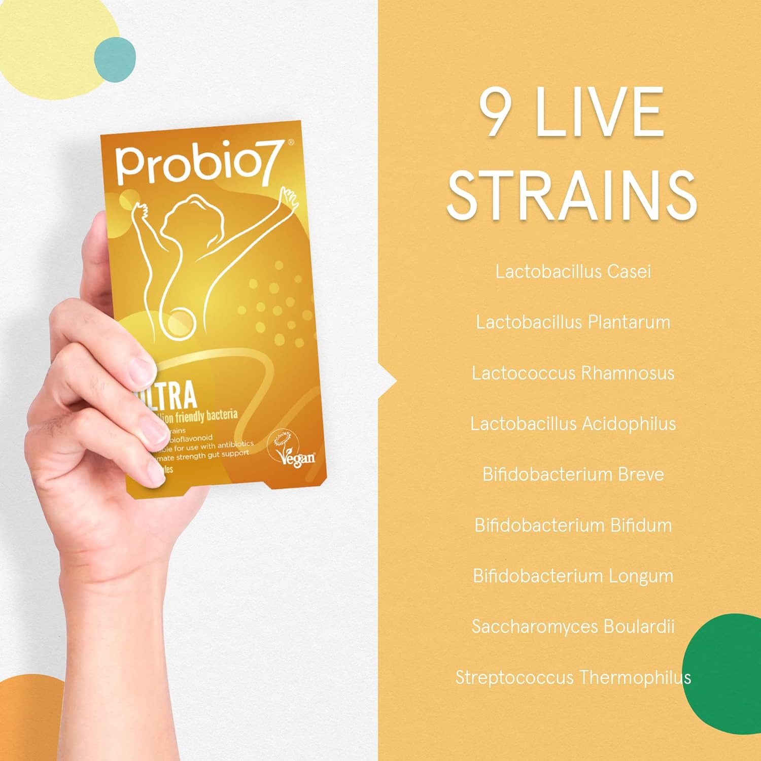 Probio7 Ultra | 100 Billion CFU | Bioflavonoid | Digestive Health | fo