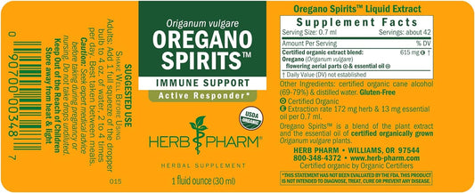 Herb Pharm Oregano Spirits Extract And Essential Oil Blend For Immune