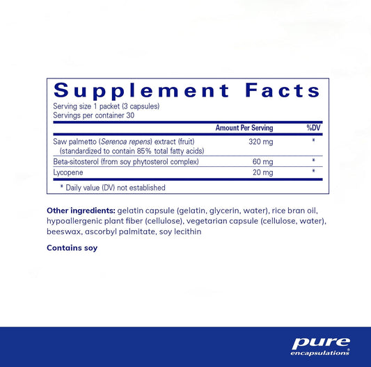 Pure Encapsulations Prostate Health | Daily Pure Pack | 30 Packets