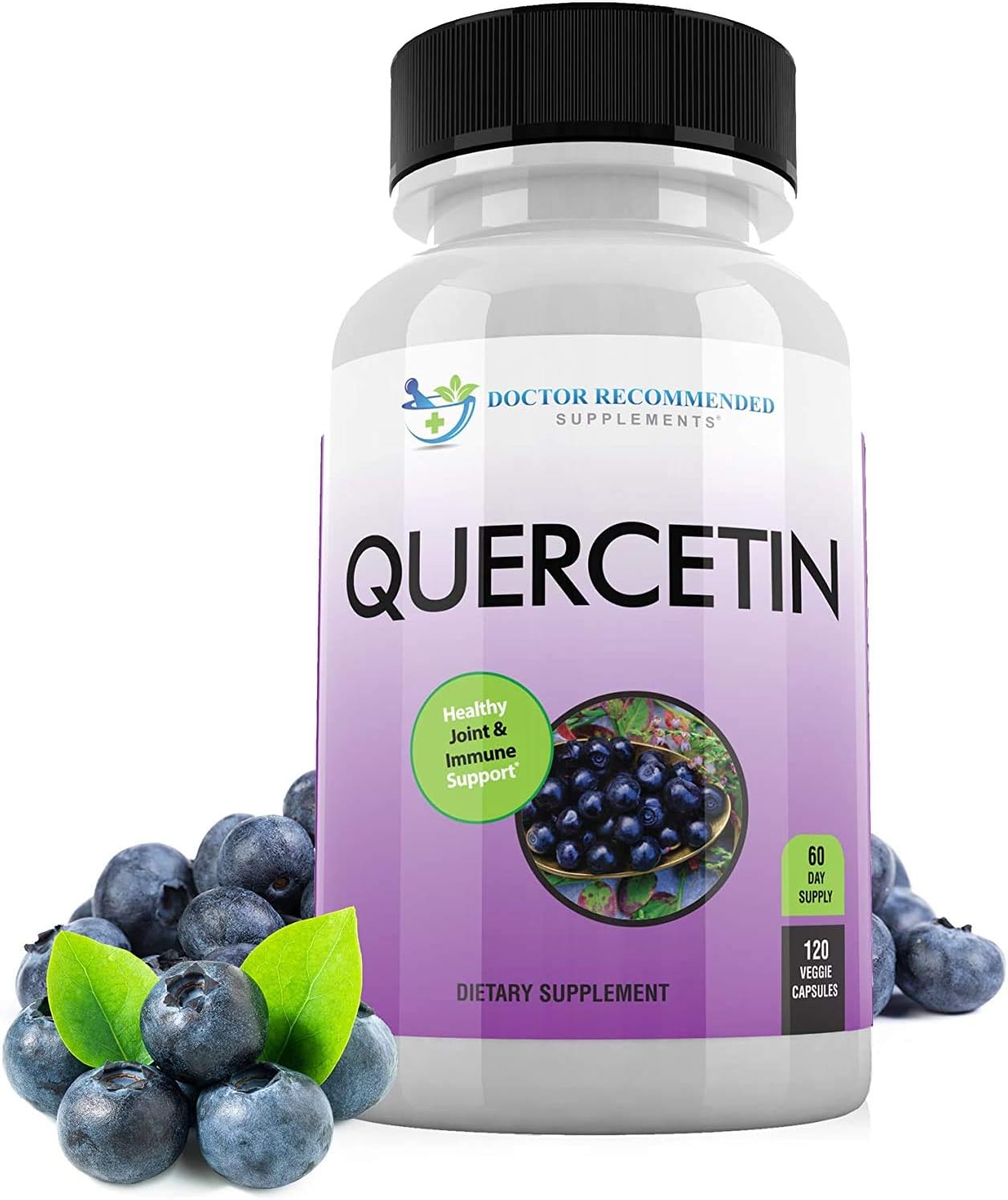 DOCTOR RECOMMENDED SUPPLEMENTS Quercetin 1000mg Per Serving - 120 Vegg