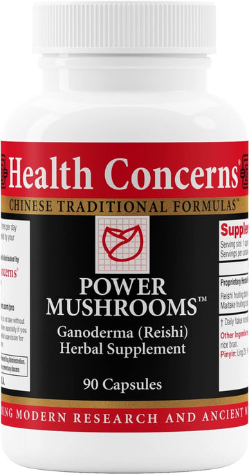 Health Concerns Power Mushrooms - Immunity System & Energy Boost Suppl